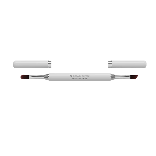 Staleks Pędzelek Dwustronny Exclusive do Żelu 10mm Liner 10mm '579' (2).png