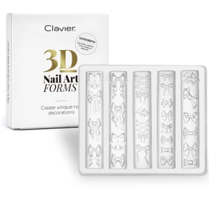 Clavier Formy Silikonowe do Ozdób 3D Kokardki nr 10