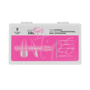 Victoria Vynn Tipsy Soft Gel Tips Medium Almond 500 szt