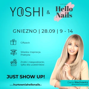 YOSHI POKAZ KOSMETYCZNY 28.09.2026 9.00-14.00 GNIEZNO