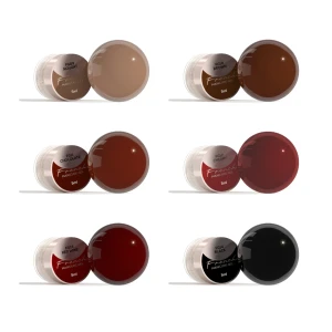 Makear Zestaw French Manicure Gel CHOCO vs CHERRY FG09-FG14