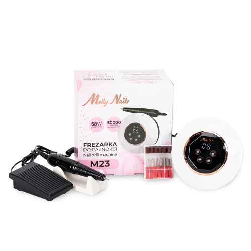 MollyNails Frezarka do Paznokci 68W M23 Biała.jpg