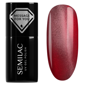 Semilac 736 Crimson Jelly Gloss Lakier Hybrydowy 7ml