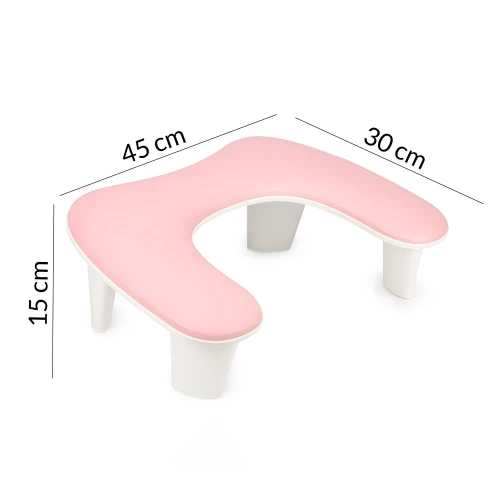MollyNails różowa podpórka do manicure na nóżkach.jpg