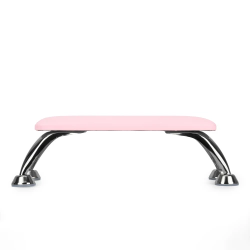 AlleLac podpórka do manicure różowo-srebrna na nóżkach.jpg