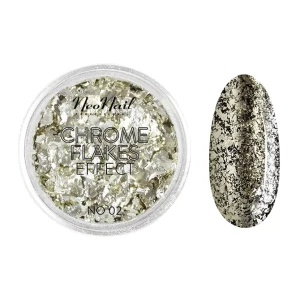 Neonail Pyłek Chrome Flakes Effect NO02