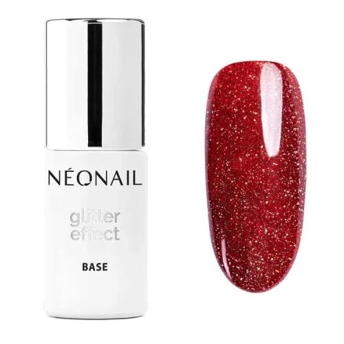 NEONAIL LH GLITTER EFFECT BASE RED SHINE 7,2 ML.webp
