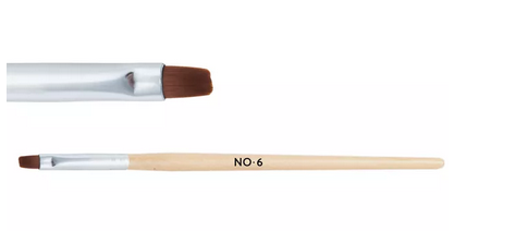 NEONAIL PĘDZEL DO ŻELU NATURALNY DREWNIANY NR 6.png