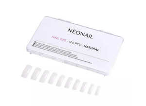 Neonail Tipsy Naturalne 120 szt z Długą Kieszonką