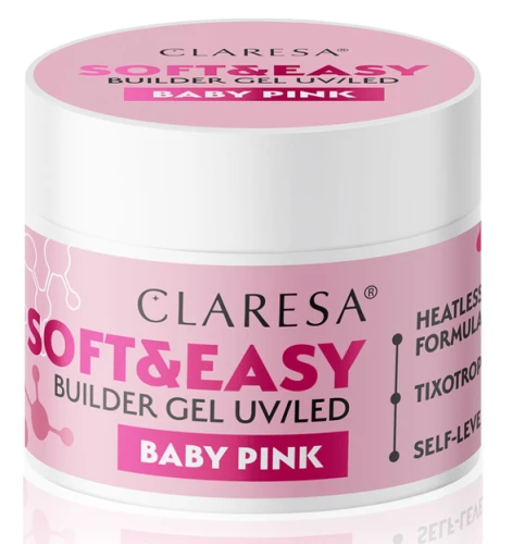 CLARESA ŻEL BUDUJĄCY BABY PINK 90 G.png