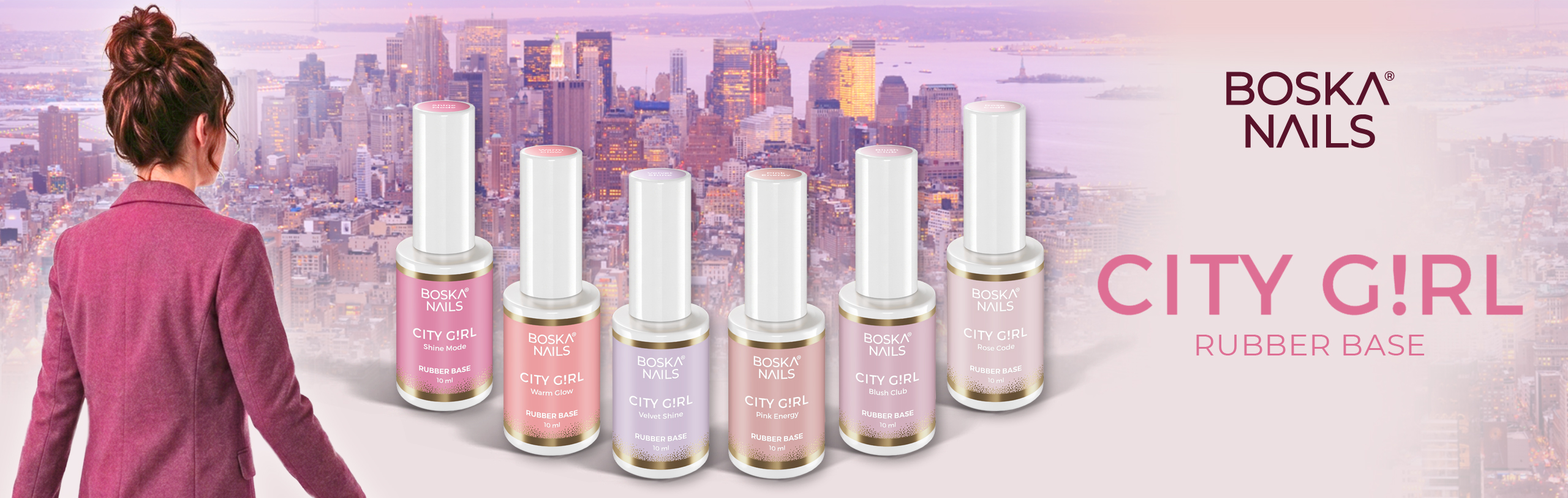 Boska Nails City Girl Rubber Base