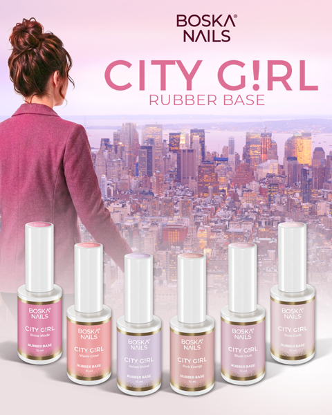 Boska Nails City Girl Rubber Base